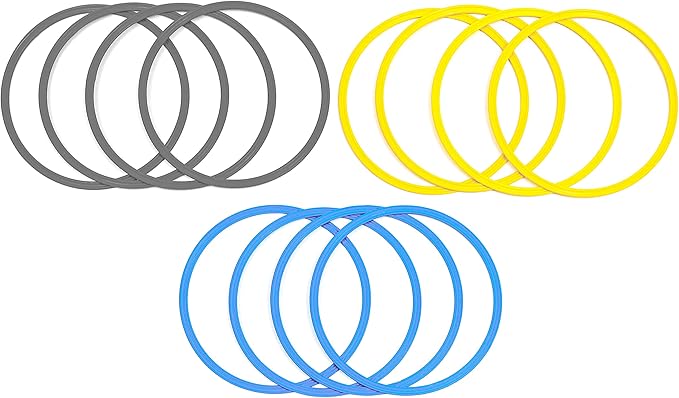 Speed & Agility Training Rings - Set of 12 by Trademark Innovations