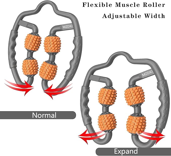 Muscle Roller, Trigger Point Muscle Roller for Calves, Leg, Arms, Tennis Elbow, Foam Roller Deep Massage Tool for Relieve Muscle Soreness, Stiffness