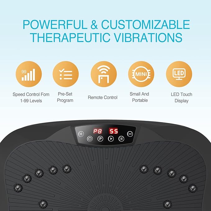 Vibration Plate Exercise Machine Whole Body Workout Vibrate