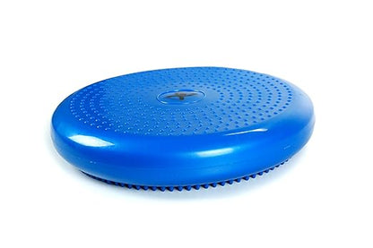 Cando-30-1870B Inflatable Balance Disc for Balance Training, Proprioception, Strengthening Lower Extremities, Posture, Back Pain, Stress Relief, Restlessness and Anxiety. Blue, 14” Diameter