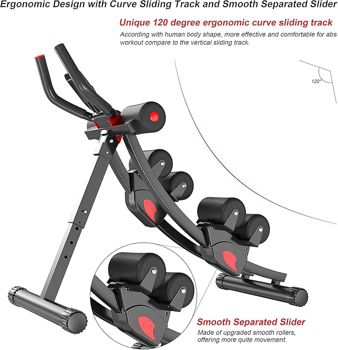 Ab Machine Multi-Functional Exercise Equipment for Home Gym