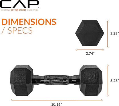 CAP Barbell Coated Dumbbell Weight