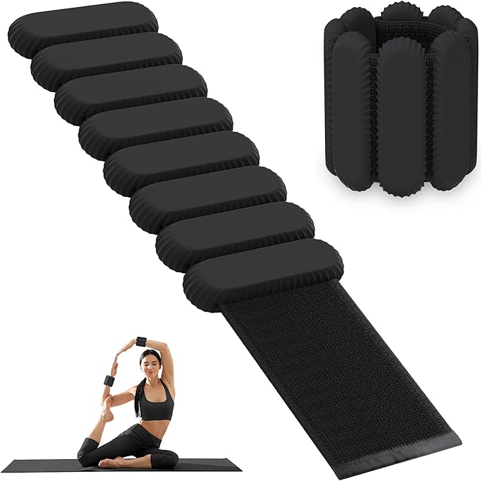 Ankle Weights for Women,Adjustable Ankle and Wrist Weights for Women 2 Lbs Set of 2 (1 Lb Each),Wearable Wrist Leg Arm Weights for Walking Yoga Pilate Barre Gym