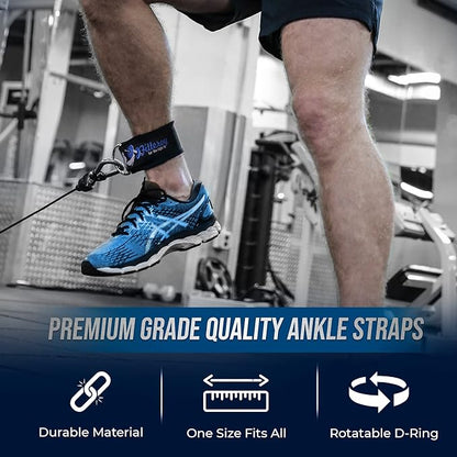 Gym Ankle Strap for Cable Machine - Exercise