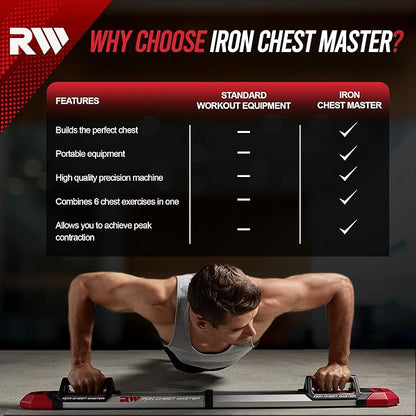 IRON CHEST MASTER Push Up Machine