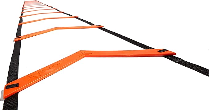 JAWKU Speed and Agility Ladder 21-Foot with 15-Rungs to