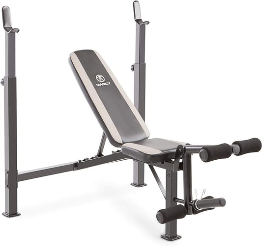 Marcy Olympic Weight Bench, Workout Benches For Home With Leg Developer MWB-4491