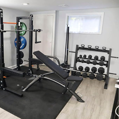 Dumbbell Rack Multifunctional Weight Stand for Home Gym Suitable for Storage of Dumbbell, Weight Plates, and Curl Bar