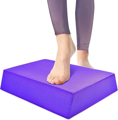 Balance Pad, Small Balance Board Foam Pads, Yoga Mat Board Physical Therapy Pads, Knee Cushioned Boards Mat for Balancing Exercises, Women Kid Fitness Training Yoga Mats, Training Pads 12X9.4X2.4 inch