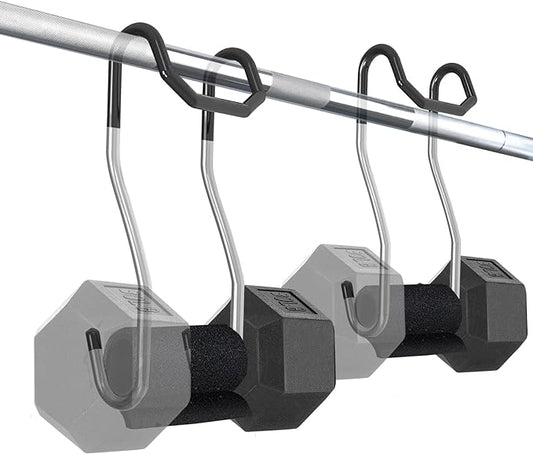 Dumbbell Spotter Hooks for Bench Press: Power Rack