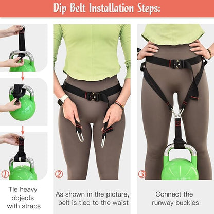 Hip Thrust Belt, Easy to Use with Dumbbells, Heavy, Kettlebells, Booty Belt for Hip Thrust, Slip-Resistant Padding for the Gym and Home Workouts