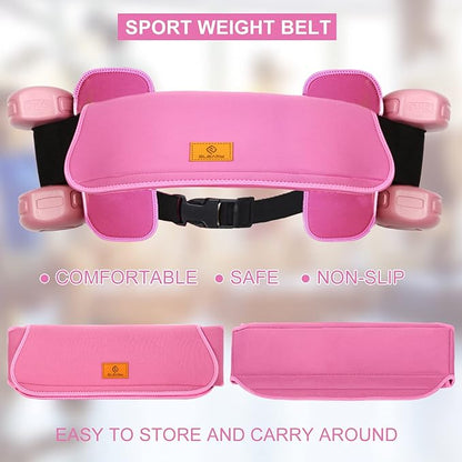 Hip Thrust Belt for Dumbbell, Booty Belt for Dumbbells, Won't Scratch Hip, Non Slip Belt Buckle, Easy to Use for Home Workouts