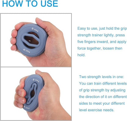 uxcell Hand Grip Strengtheners, Grip Strength Training for Rock Climbing