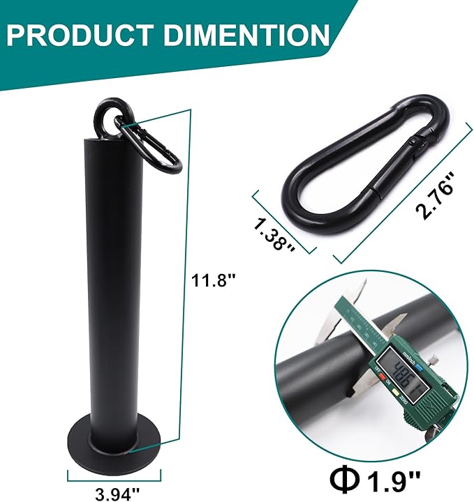 Loading Pin LAT Pulley System Pulley Cable Machine 2 inches (26mm)