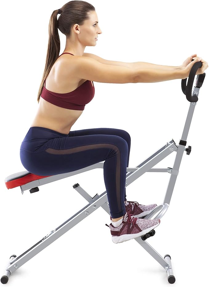 Marcy Squat Rider Machine for Glutes and Quads XJ-6334, Silver