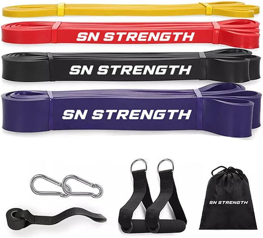 Premium Exercise Resistance Bands for Pull-up Assistance or Resistance Bands Home Workout Garage Gym Accessories