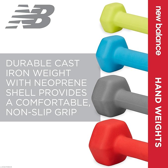 New Balance Dumbbells Hand Weights (Single) - Neoprene