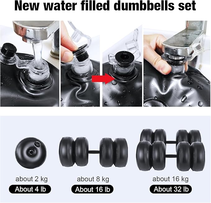 Water Filled Dumbbells Set - Water Filled Weights