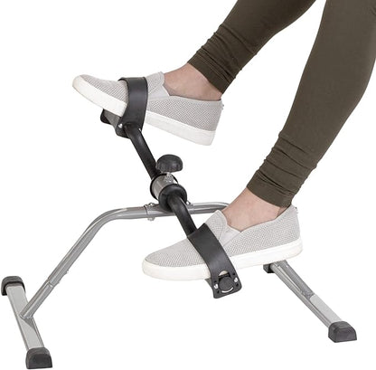 Portable Under Desk Stationary Fitness Machine Collection - Indoor Exercise Pedal Machine Bike for Arms, Legs, Physical Therapy or Calorie Burn by Wakeman Fitness