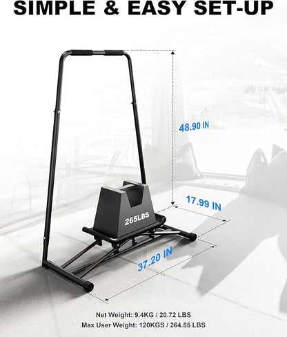 Ski Machine, Sking Simulator Trainer, Low-Impact Plyometric Exercises, Full-Body Workout with Resistance, Smooth Motion, Cardio Fitness Equipment for Home Gym