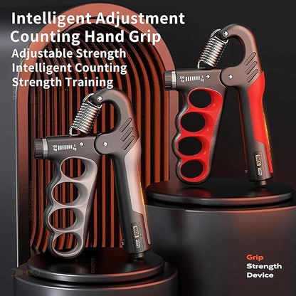 grip strength trainer Adjustable Hand Grip Strengthener (5-100KG) with Automatic Counter, Ergonomic Design, and High-Strength Spring - Perfect Hand Gripper for Grip and Forearm Strength Training grippers strengtheners trainer exerciser