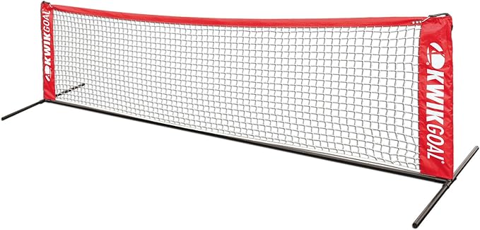 Kwik Goal All-Surface Soccer Tennis Net with Stand, 2-Feet 8-Inch H x 10-Feet W