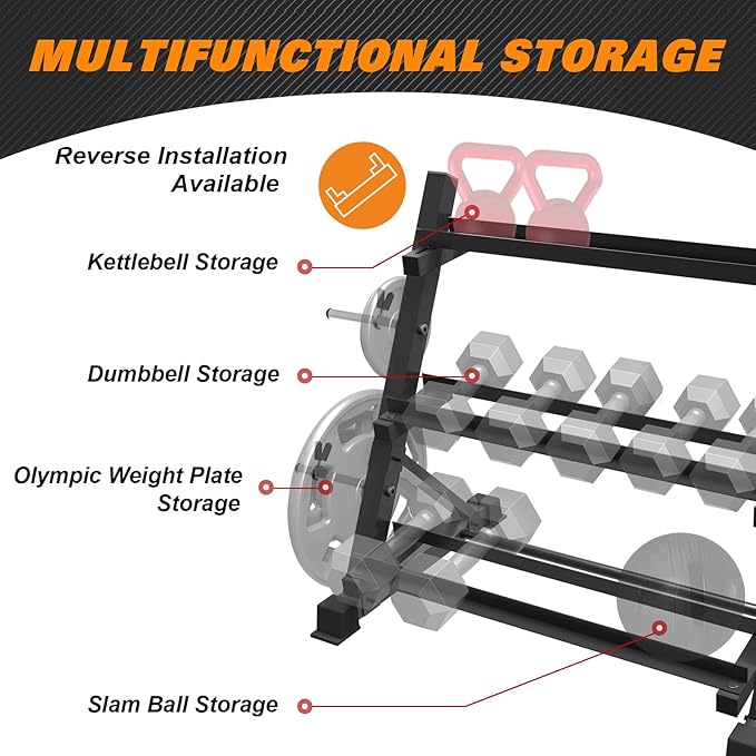 Balelinko Dumbbell Rack Stand，Dumbbell Weight Rack