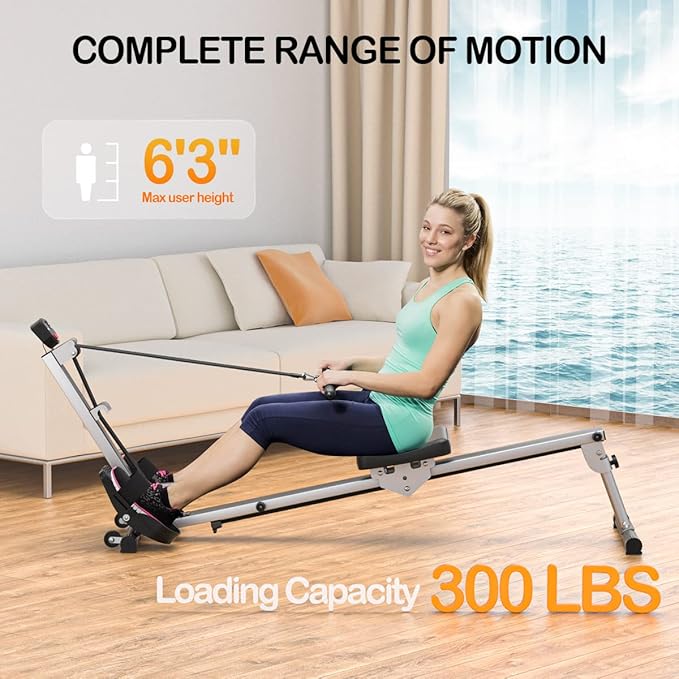 Rowing Machine for Home Use 300LBS…