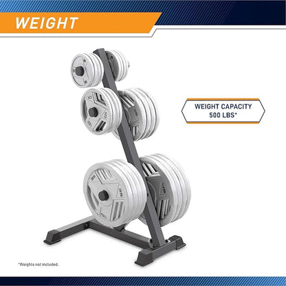 Marcy Olympic  Weight Plate Tree for 2-Inch Plates Weight Storage Rack