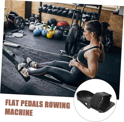 Exercise Equipment 1 Pair Cycle Pedals Accessories Indoor Fitness Rowing Machine Pedal Exercise Rowing Machine Supplies Fitness Household Pedaling Fitness Equipment Pedals