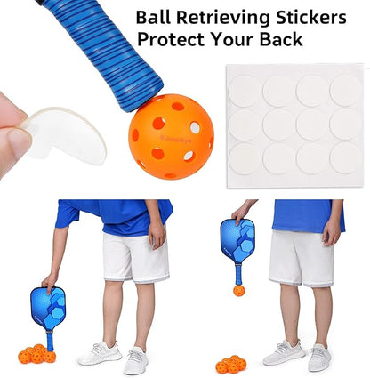 JoncAye Pickleball-Paddles-Set of 4 or 2 Rackets with Balls and Bag | USAPA Approved Pickle-Ball Equipment with Accessories | Fiberglass/Graphite Pickleball Racquet Set for Men, Women, Kids, Adults