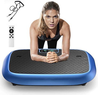 Vibration Plate, Whole Body Vibration Platform Exercise Machine with Bluetooth Speaker, Home Fitness Equipment for Weight Loss & Toning(Jumbo Size)