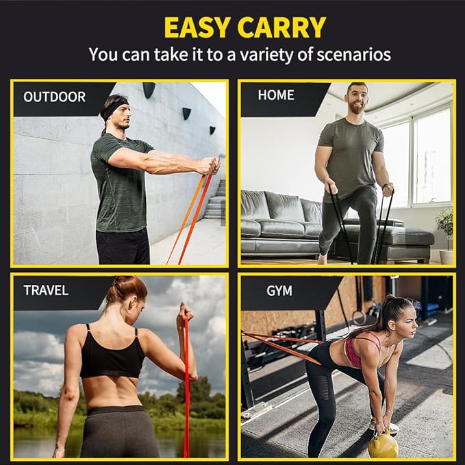 Resistance Band Pull up Band Fitness Exercise Bands Natural Latex for Workout Body Stretch Powerlifting Band Fitness Sport Training at Home/The Gym