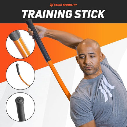 Stick Mobility 3 Stick Training Bundle | Mobility Stick to Improve Flexibility, Mobility, and Strength with Active Stretching for Golf, Running, Fitness, Pickleball, and More