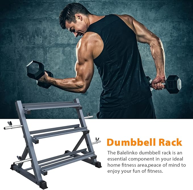 Balelinko Dumbbell Rack Stand，Dumbbell Weight Rack