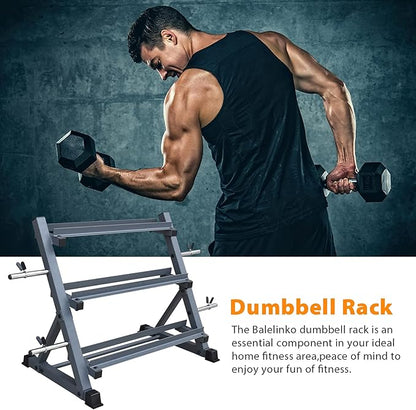 Balelinko Dumbbell Rack Stand，Dumbbell Weight Rack