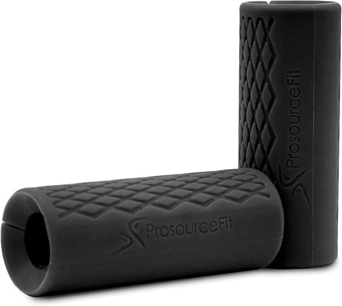 ProsourceFit Thick Grips for Dumbbell and Barbell 1.9-in Axle