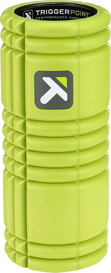 TRIGGERPOINT PERFORMANCE THERAPY GRID Foam Roller for Exercise, Deep Tissue Massage and Muscle Recovery, Original (13-Inch), Lime