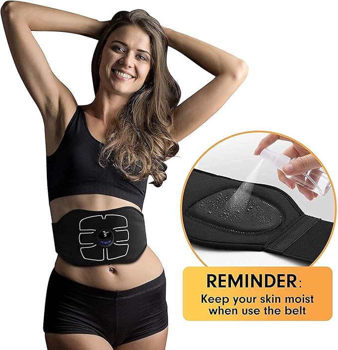 MarCoolTrip MZ ABS Stimulator, Ab Machine, Abdominal Toning Belt Muscle Toner Fitness Training Gear Ab Trainer Equipment for Home MZ-7