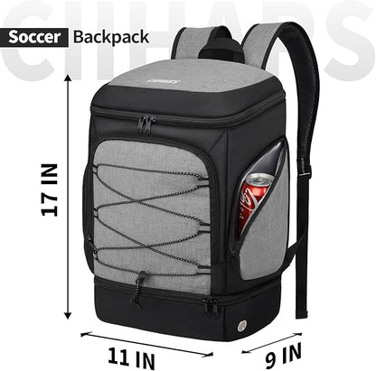 Soccer Backpack,Soccer Bag with Ball Holder, Includes Separate Cleat Shoe and Ball Compartment Sport Equipment Bags Fit Basketball Volleyball Football