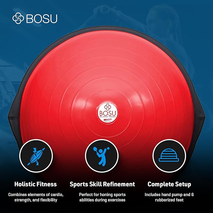 Bosu Home Gym Equipment The Original Balance Trainer 26 Inch Diameter