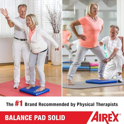 AIREX Balance Pad – Stability Trainer for Balance, Stretching, Physical Therapy, Exercise, Mobility, Rehabilitation and Core Training Non-Slip Closed Cell Foam Premium Balance Pad