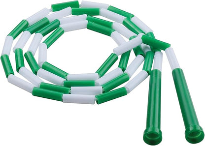 Champion Sports Classic Plastic Segmented Beaded Jump Ropes - Phys. Ed, Gym, Fitness and Recreational Use, In a Variety of Lengths for Kids to Adults