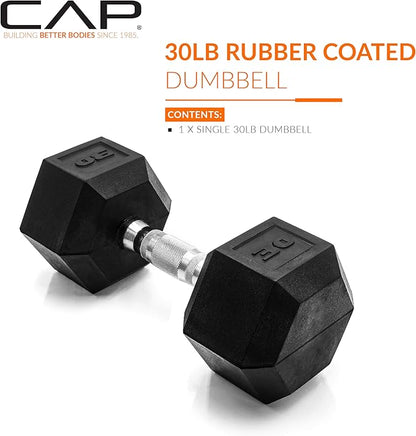 CAP Barbell Coated Hex Dumbbell Weight