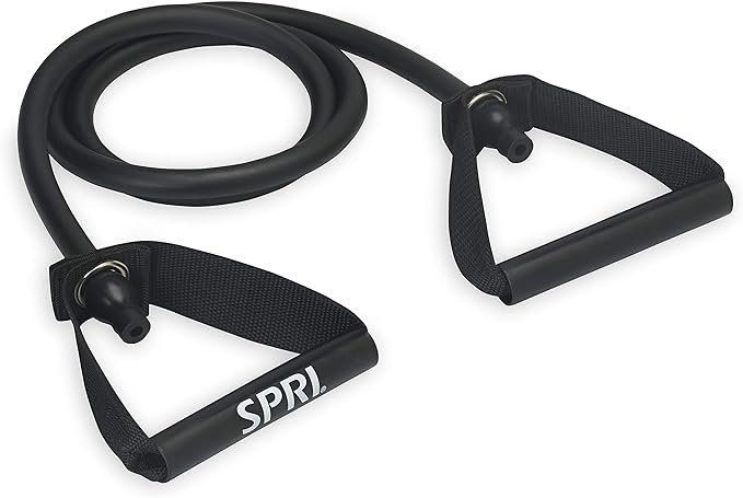 SPRI Resistance Bands with Handles - Exercise Resistance Tube Bands for Strength Training Fitness