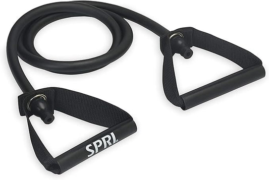 SPRI Resistance Bands with Handles - Exercise Resistance Tube Bands for Strength Training Fitness