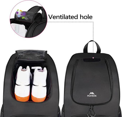 MATEIN Basketball Bag, Sturdy Soccer Bag with Ball Holder & Shoe Compartment, Large Basketball Backpack for Training Equipment, Water Resistant Sports Ball Bags Fits Volleyball Football, Colorful