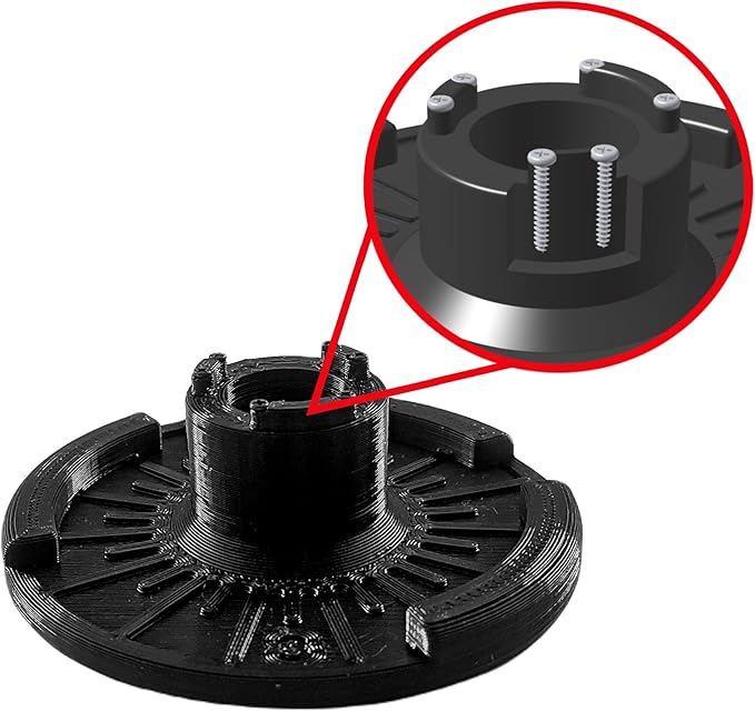 NEW More Durable Design Replacement Disc #3 for Nautilus/Bowflex 552 SelectTech Adjustable Dumbbells Series 2. Steel Pin Reinforced. 3D printed from durable PETG plastic., Black