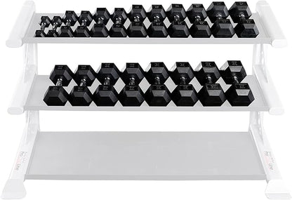 Body-Solid Rubber Coated Hexagon Dumbbells