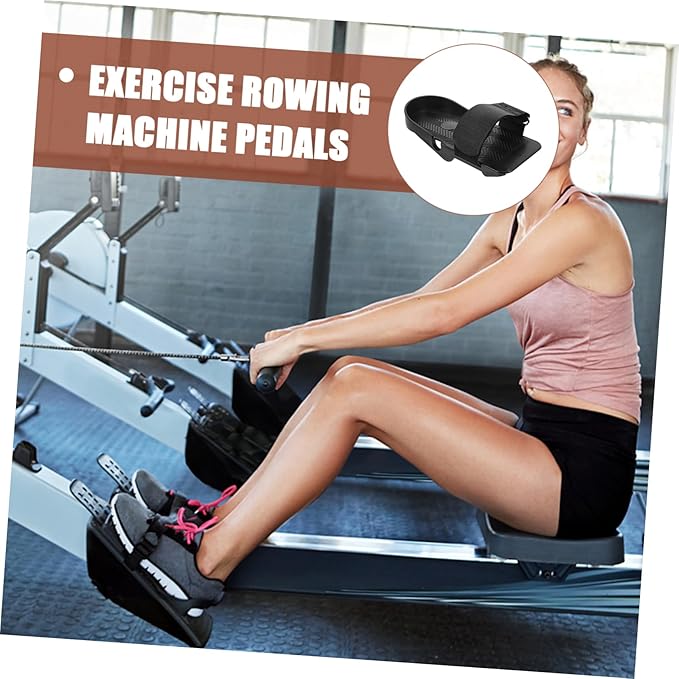 Exercise Equipment 1 Pair Cycle Pedals Accessories Indoor Fitness Rowing Machine Pedal Exercise Rowing Machine Supplies Fitness Household Pedaling Fitness Equipment Pedals